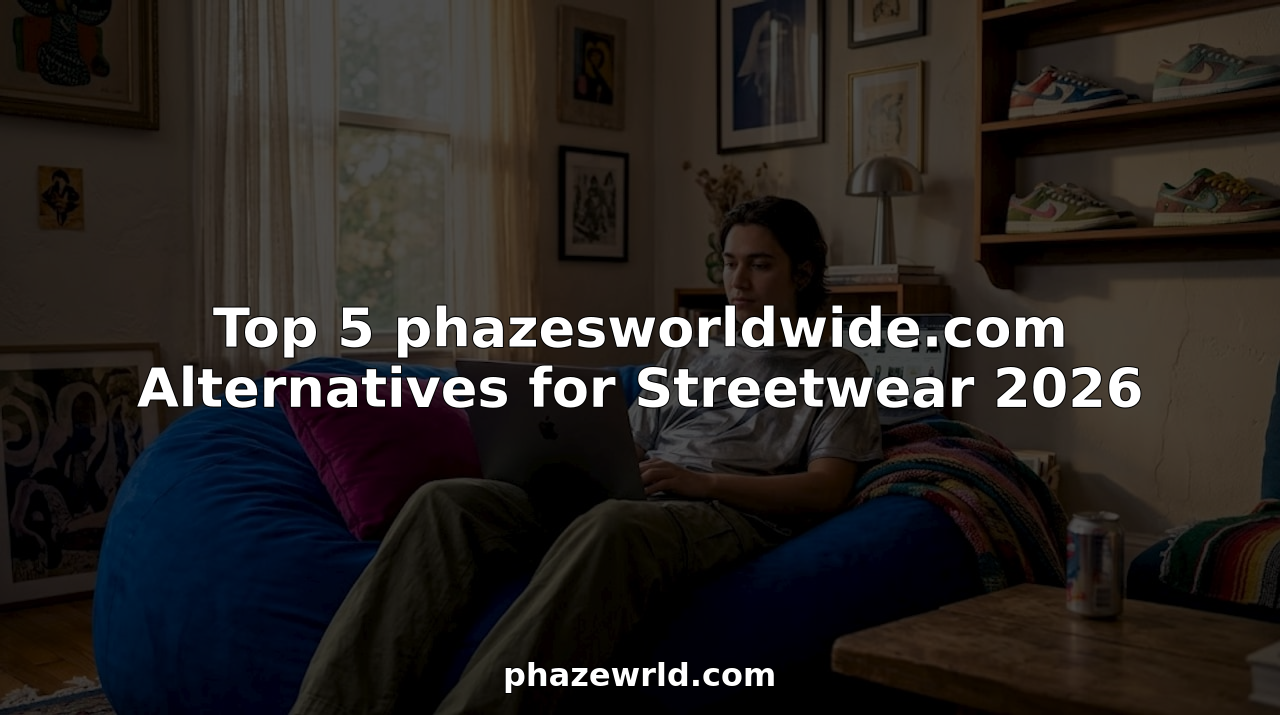 Online streetwear shopping in casual home setting