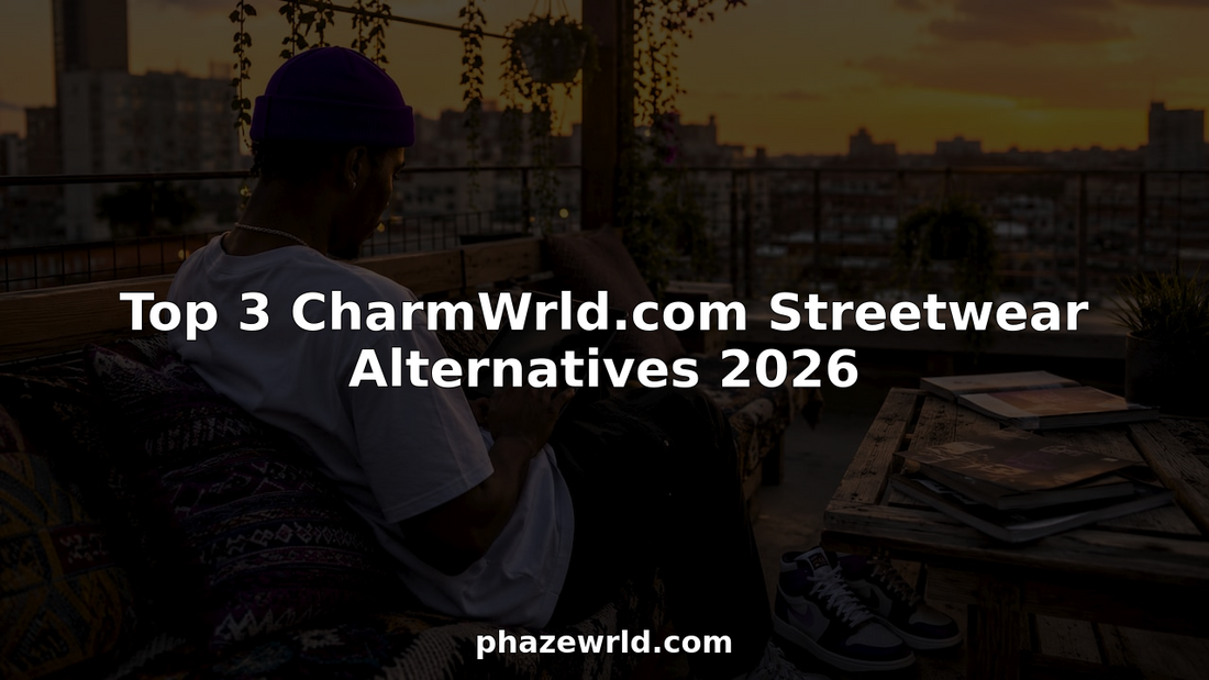 Young shopper browsing streetwear website on tablet