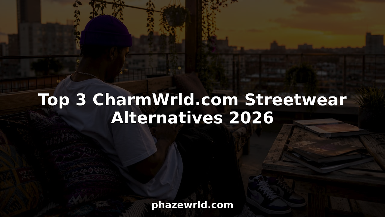 Young shopper browsing streetwear website on tablet