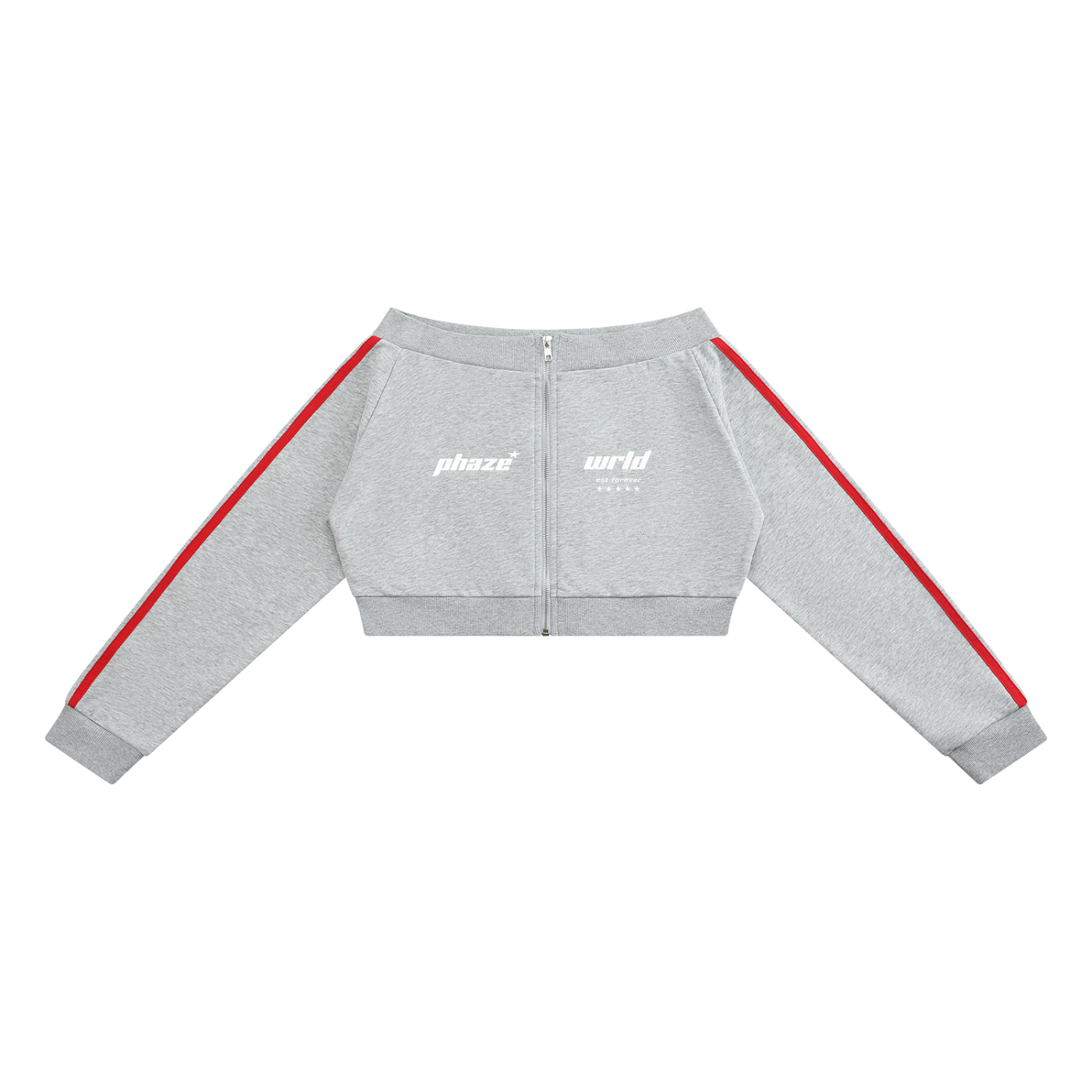 Forever Gray Full Zip Hoodie