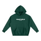 Curved Oversized Hoodie Eden Green