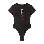 Women's Mineral Wash Crewneck Bodysuit