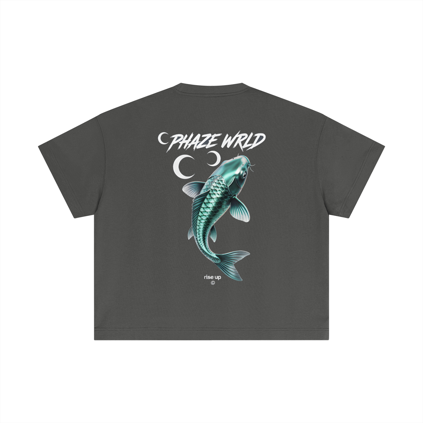 Phaze Wrld Rising Koi Boxy T-Shirt