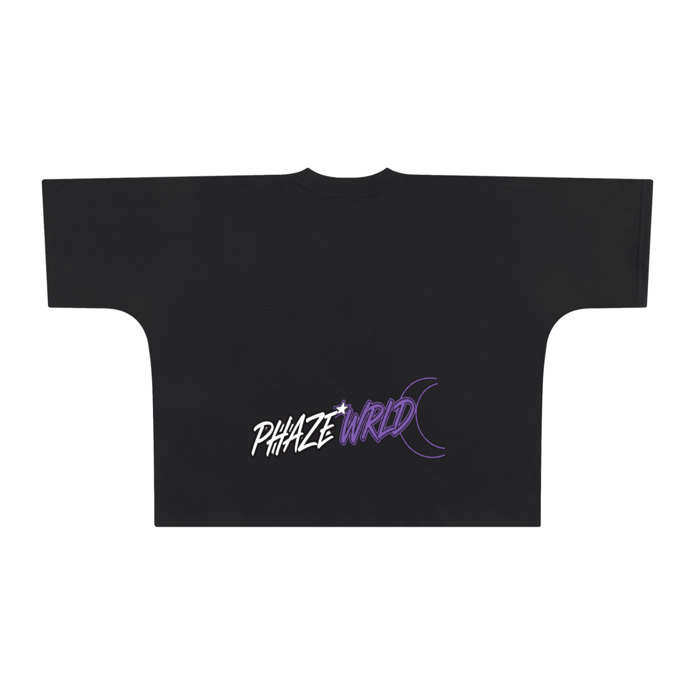 Phaze Wrld Purple Moon Oversized Boxy Tee