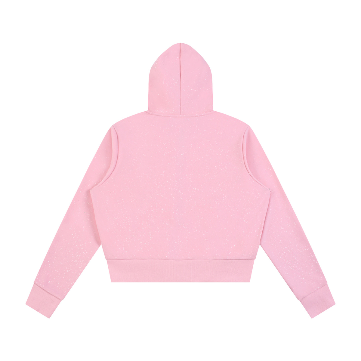 Sparkles Fleece Full Zip Hoodie - Pink