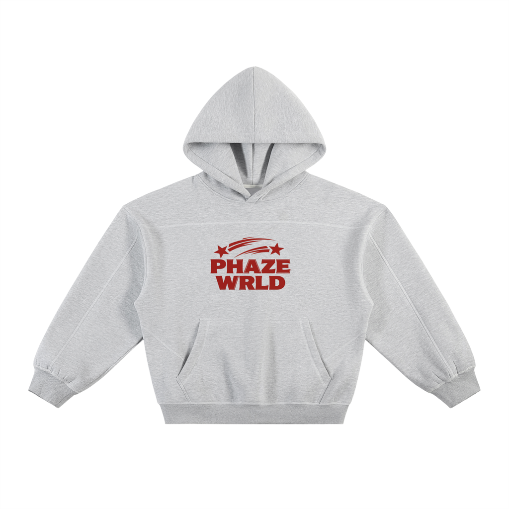 Phaze Wrld Rewound Star Shooter Boxy Hoodie