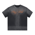 “I” Shape Gradient Washed T-Shirt