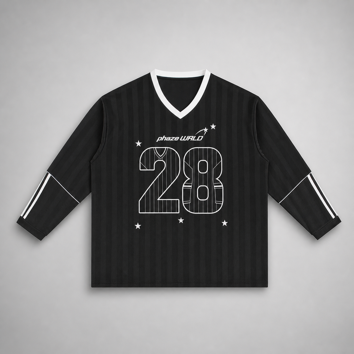 Unisex Striped Soccer Jersey