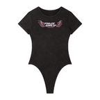 Women's Mineral Wash Crewneck Bodysuit