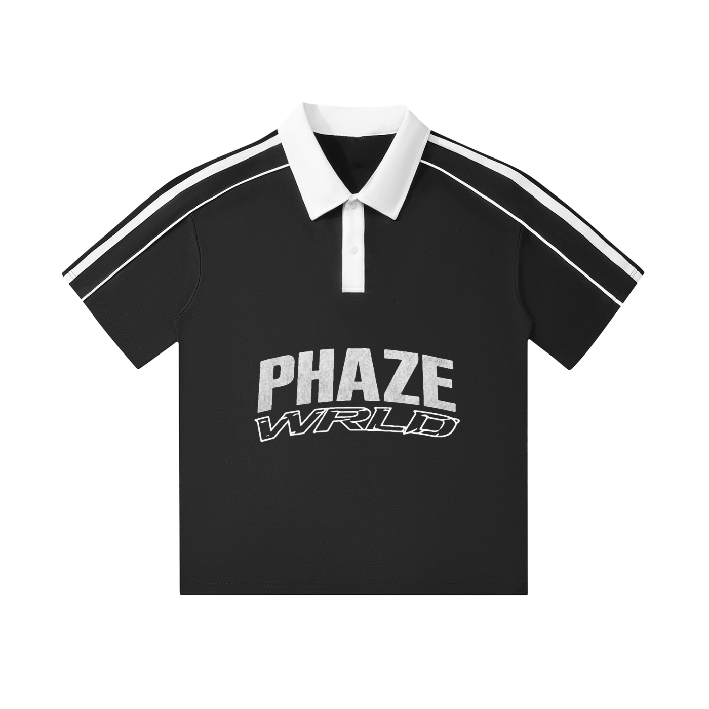 Phaze Wrld Pit Lane Polo - Black