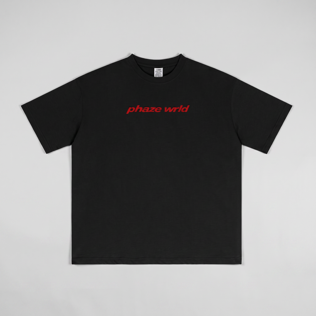 Movement Tee Red Curved Script