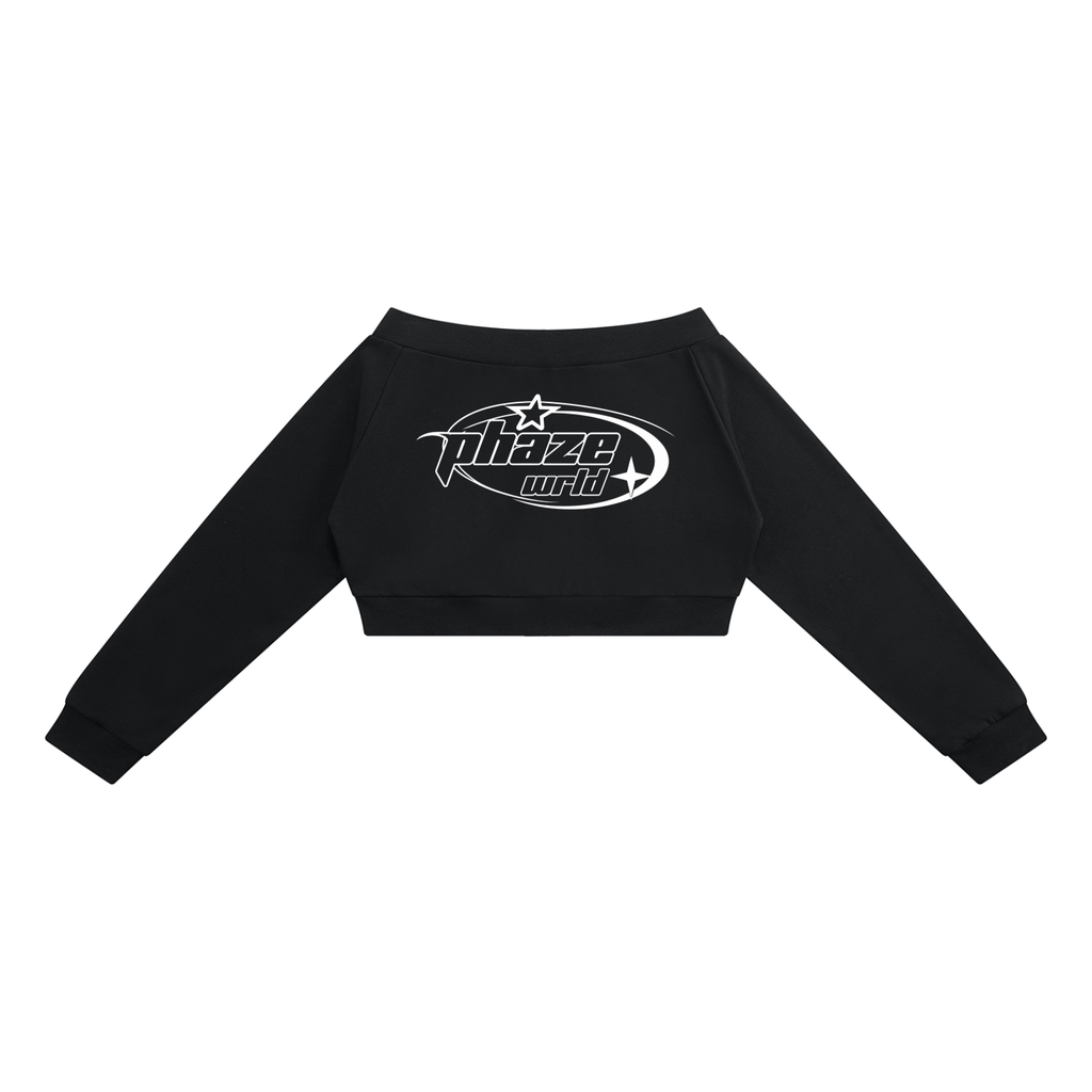 Forever Black Full Zip Hoodie