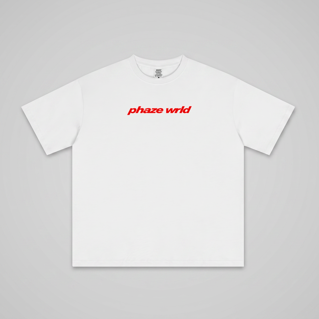 Movement Tee Red Curved Script