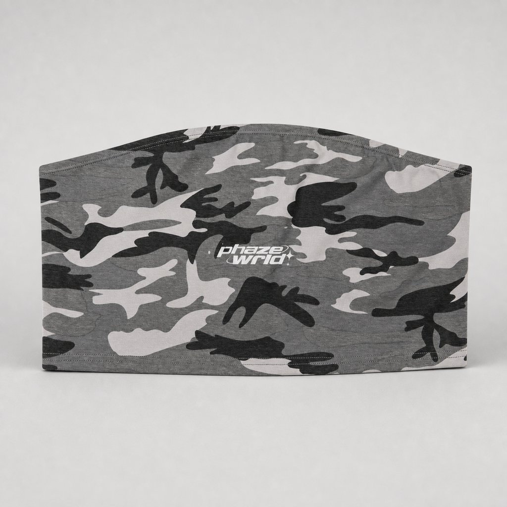 Camo Cropped Tube Top