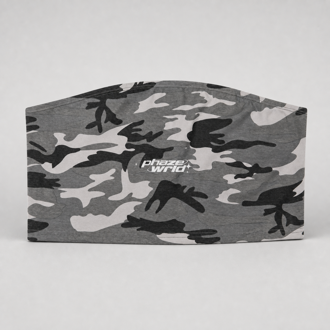 Camo Cropped Tube Top
