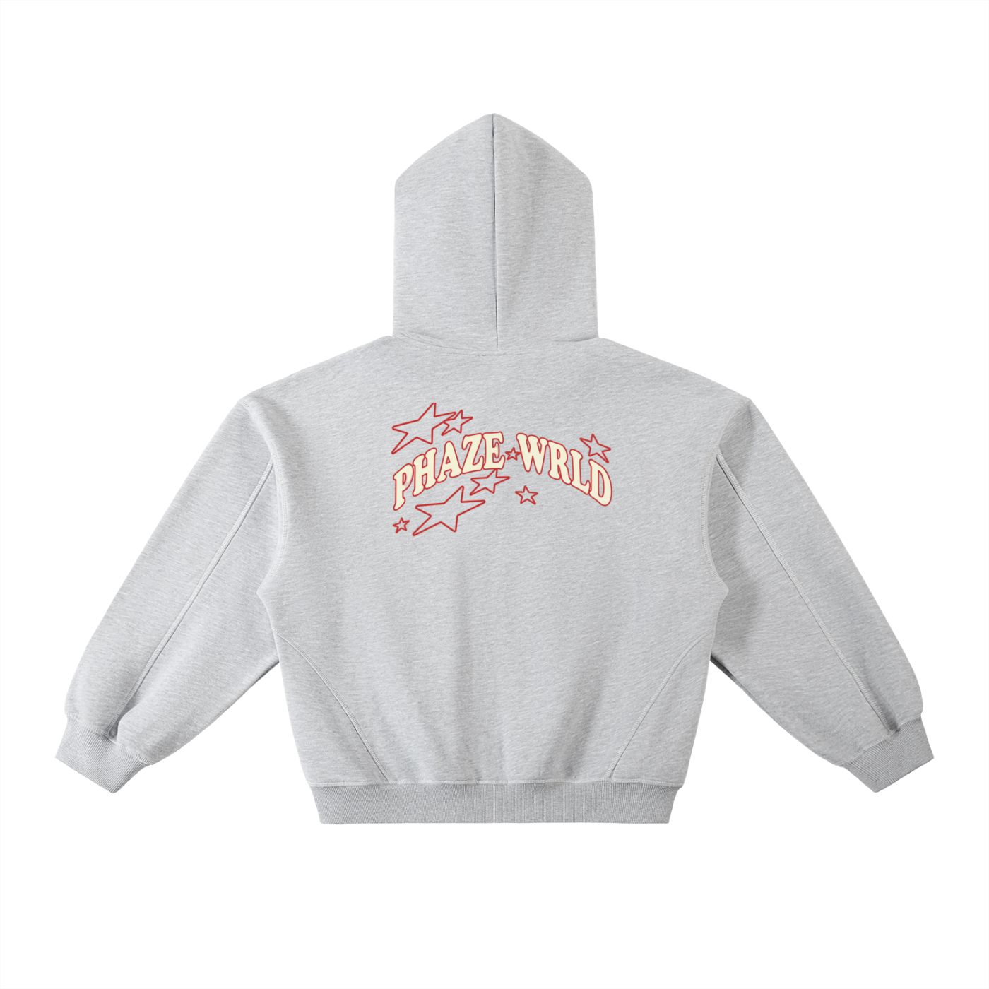 Phaze Wrld Rewound Star Shooter Boxy Hoodie