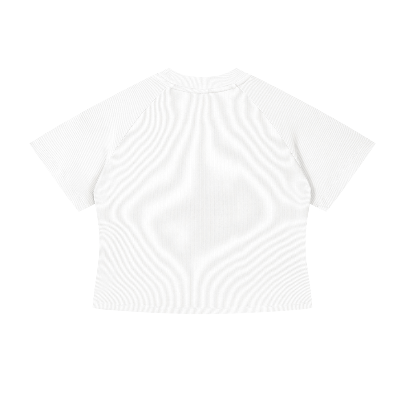 Phaze Wrld Mineral Wash Crop T-Shirt - White