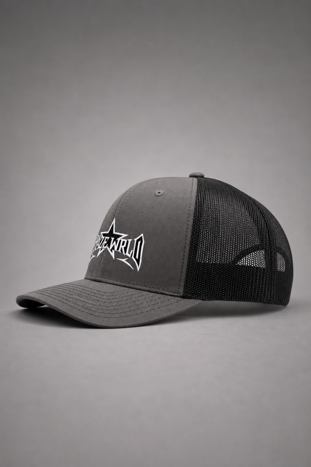Star Mesh Snapback Cap