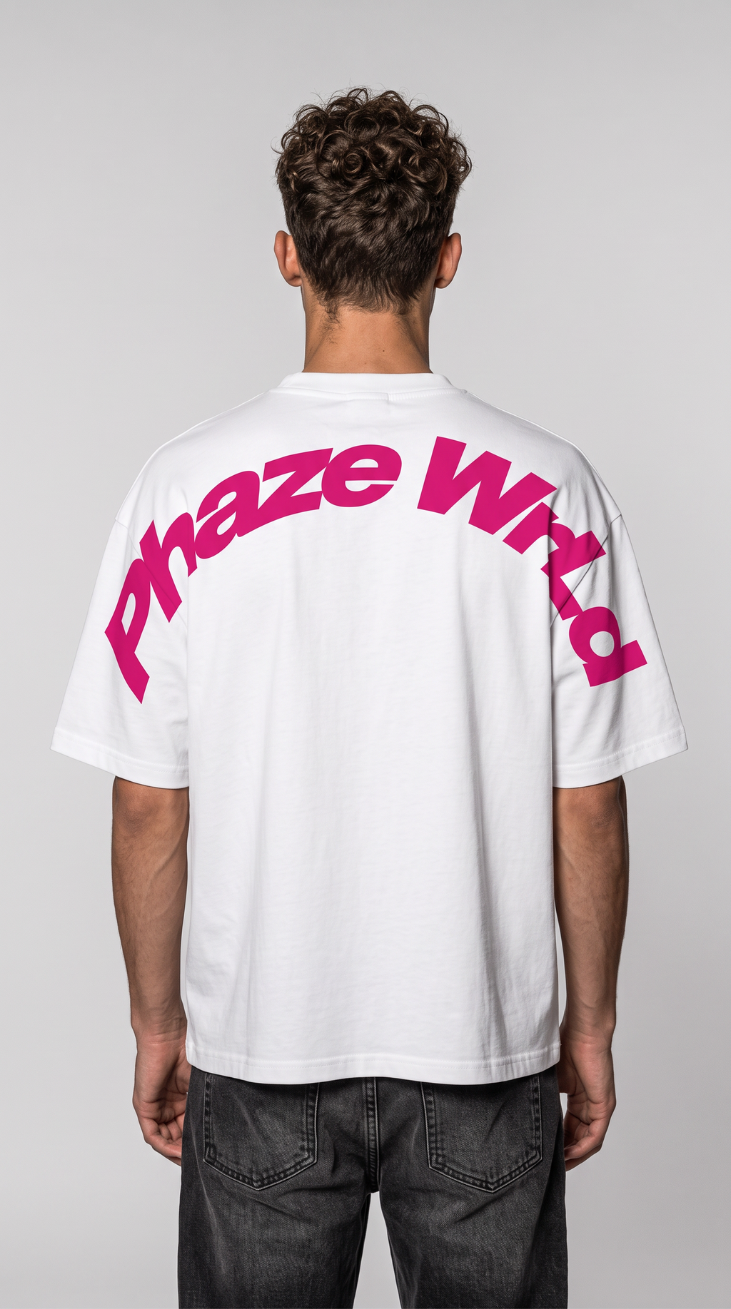 Movement Tee Pink Curved Script