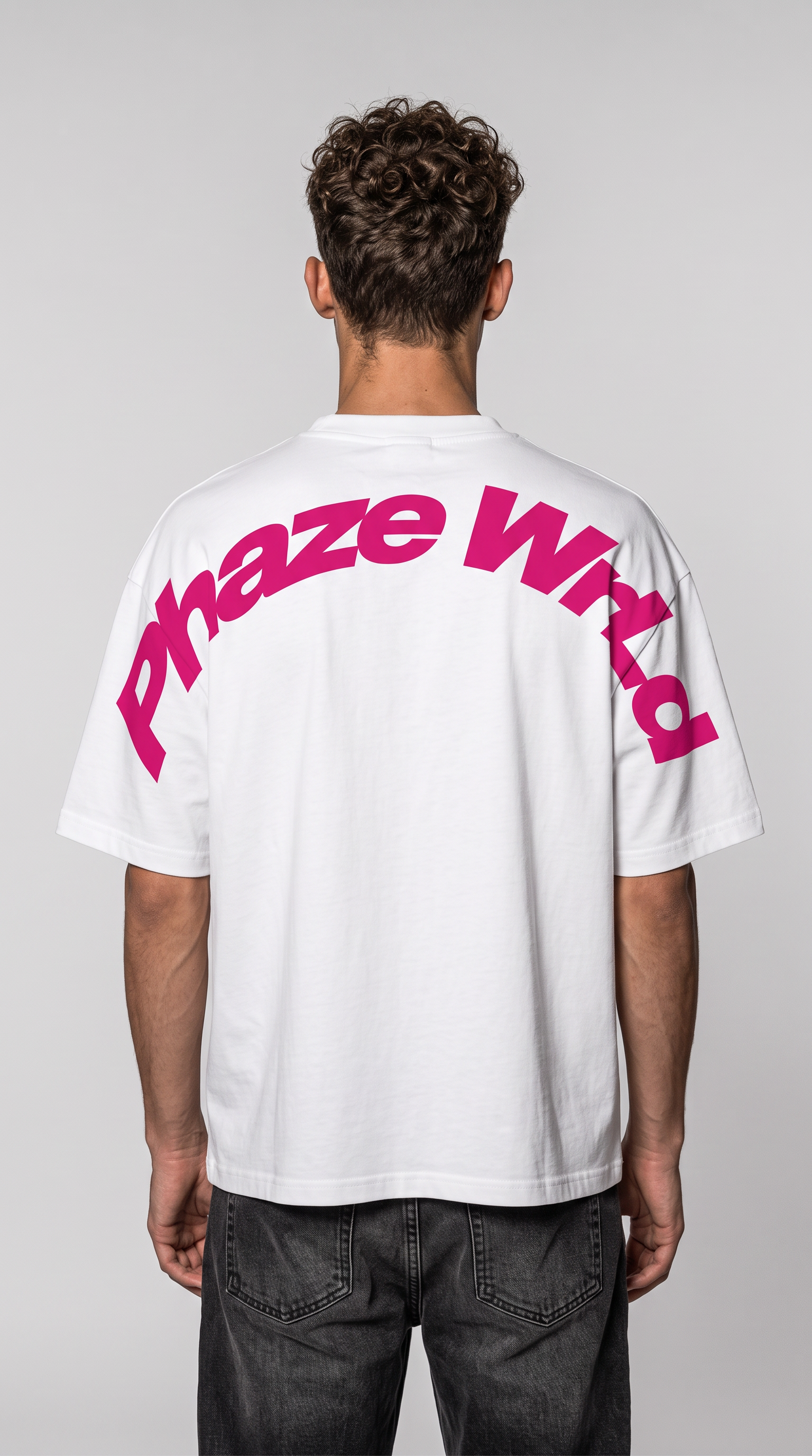 Movement Tee Pink Curved Script