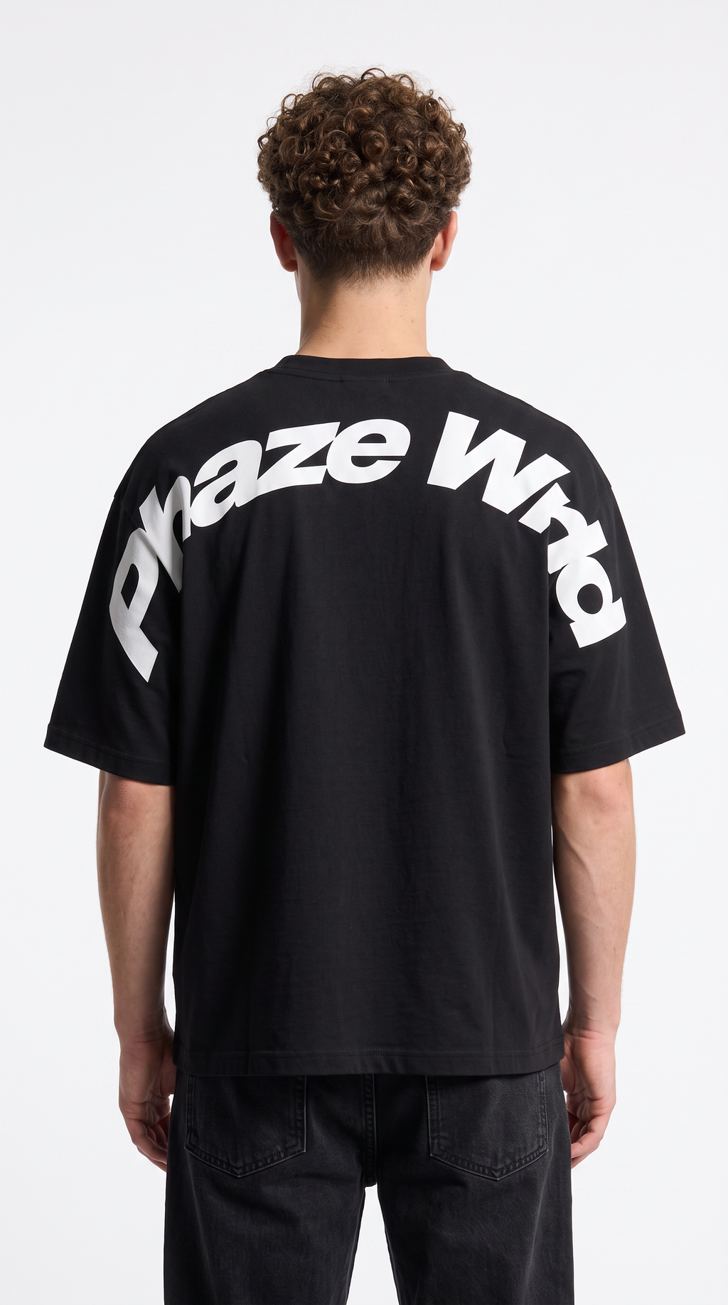 Movement Tee White Curved Script