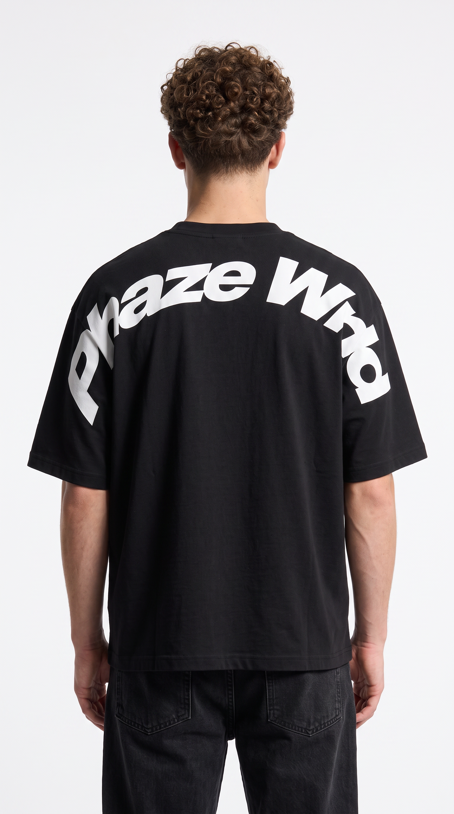 Movement Tee White Curved Script