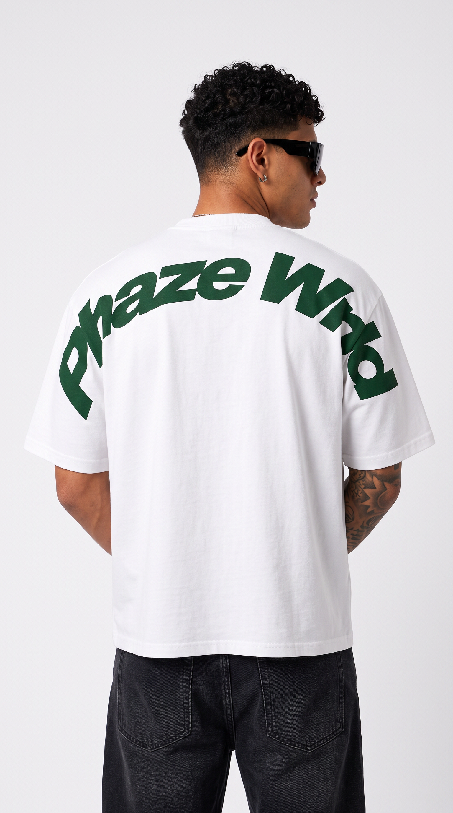 Movement Tee Forest Green Curved Script