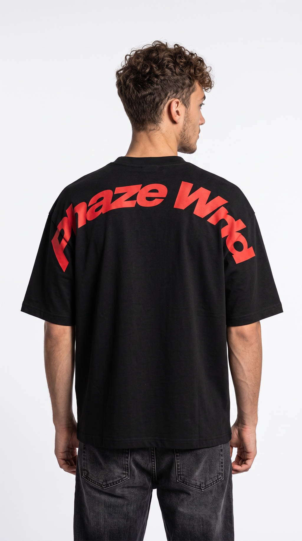 Movement Tee Red Curved Script