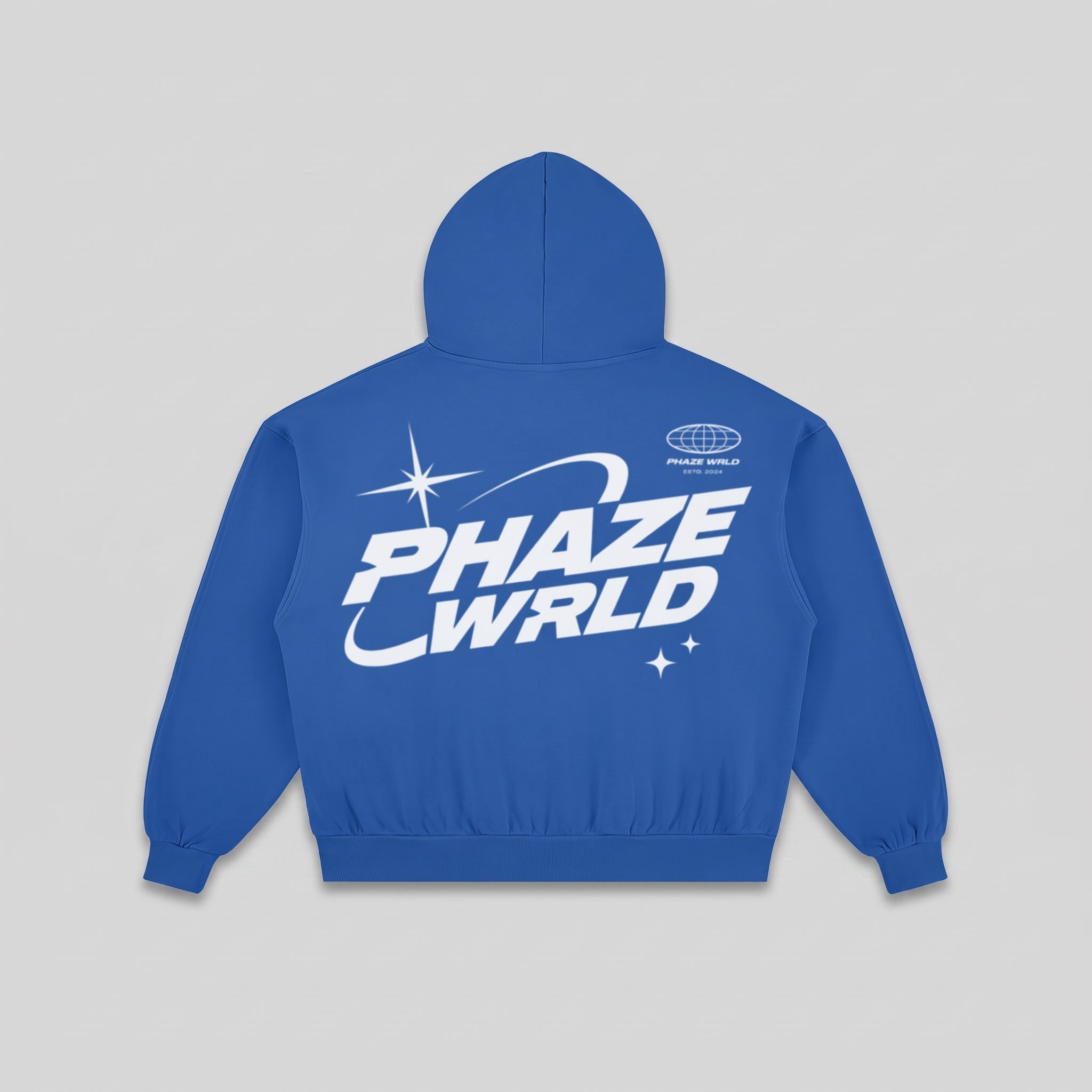 Lapis Blue Stellar Boxy Hoodie