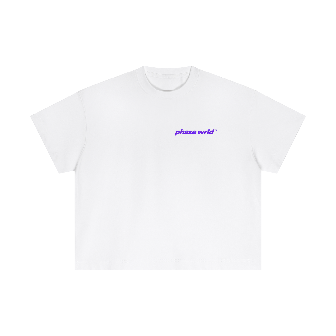 Phaze Wrld Moon Purple Lighter Boxy Tee