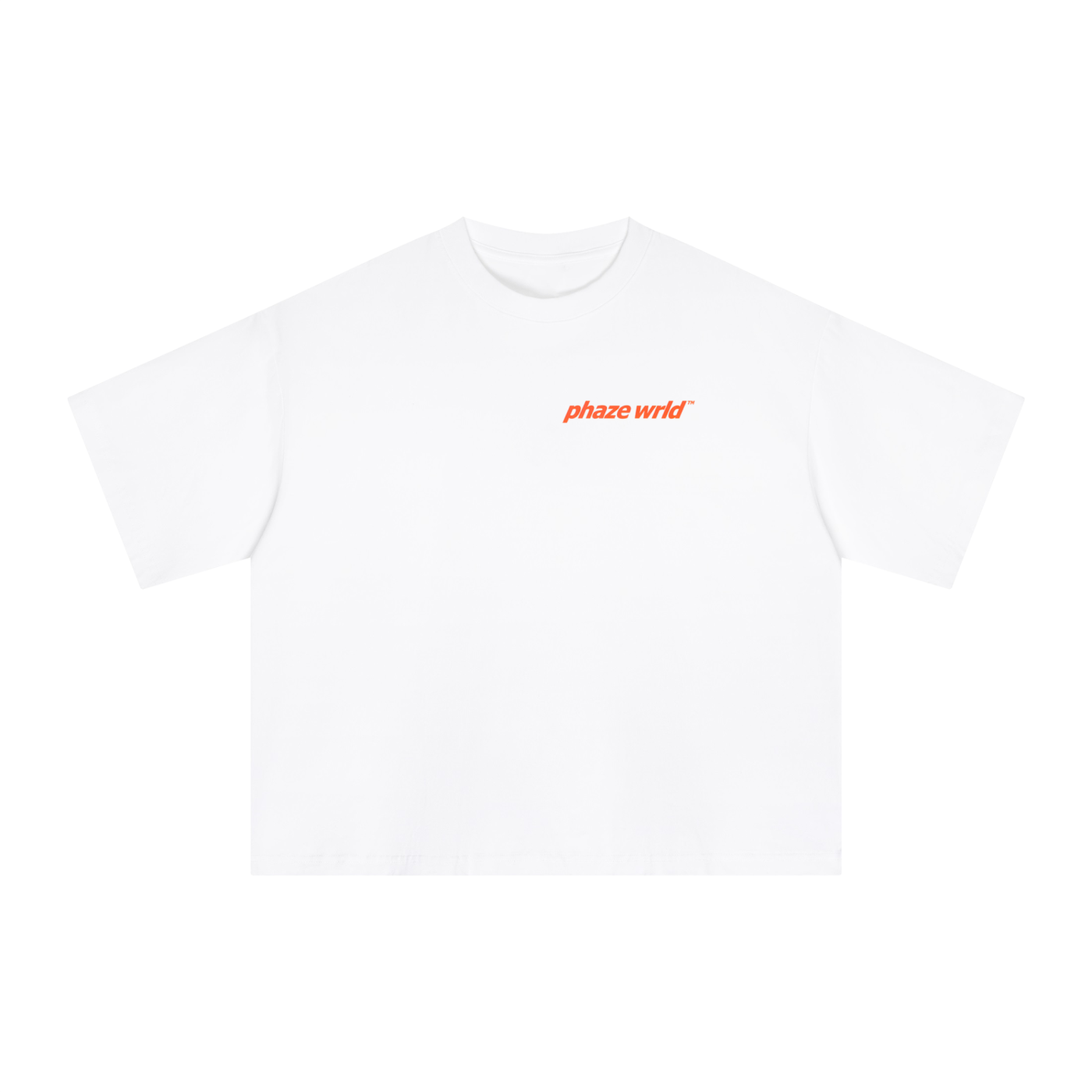 Phaze Wrld Rare By Nature Boxy Tee – White