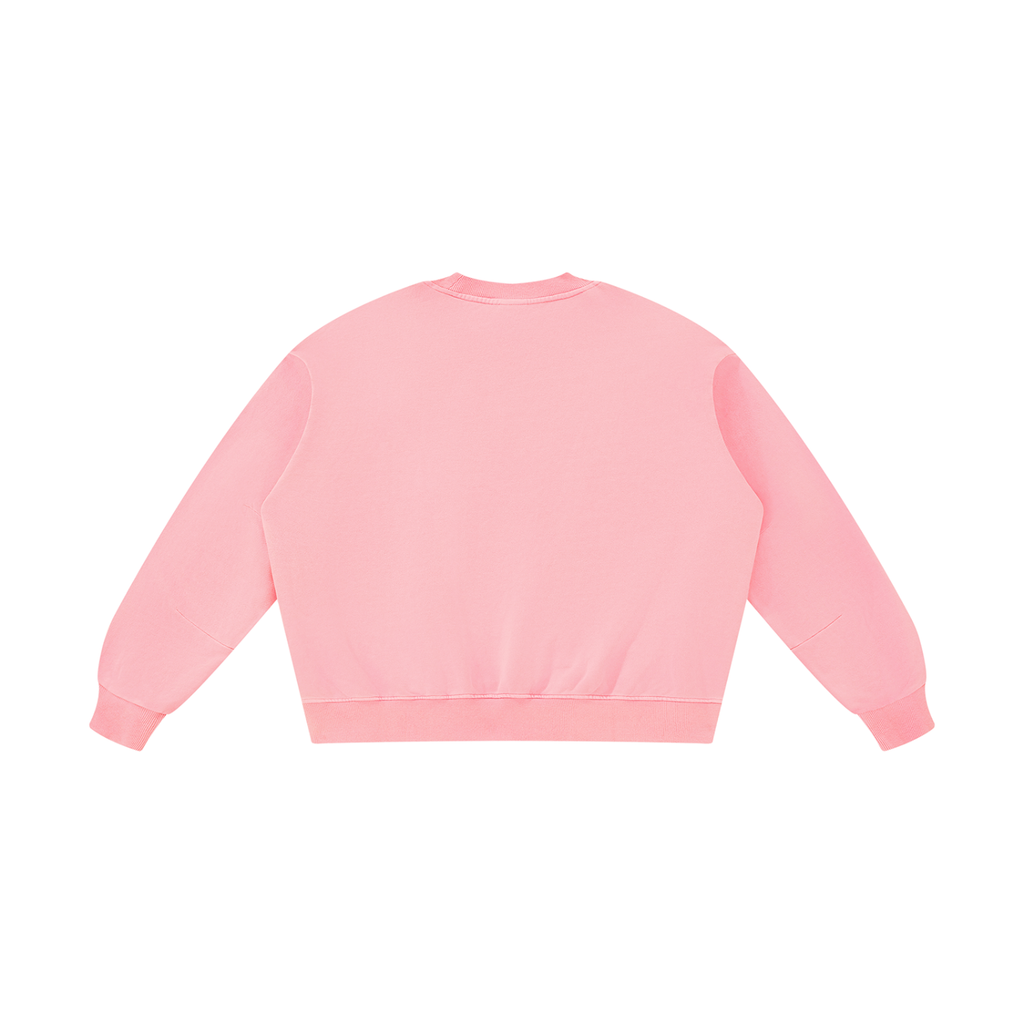 Scripted Pink Vintage Sweatshirt