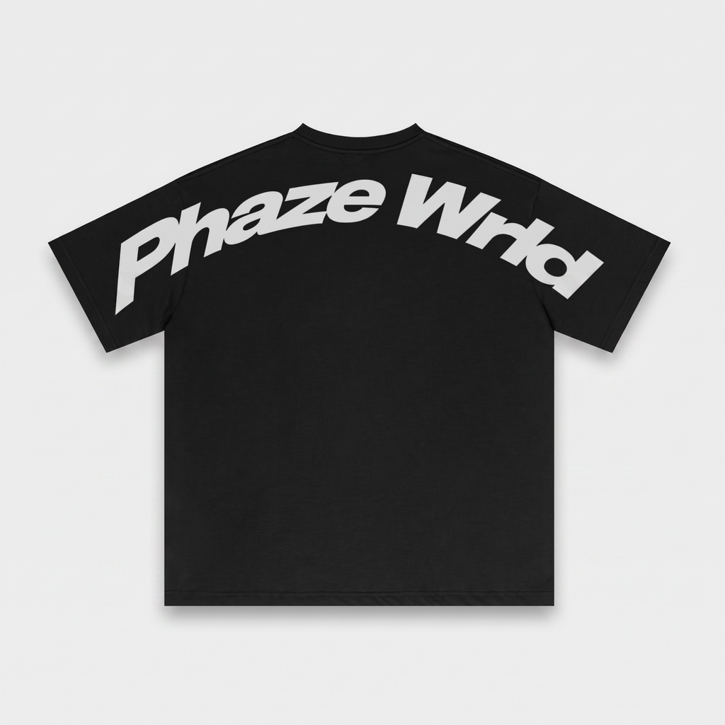 Movement Tee White Curved Script