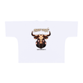Phaze Wrld Chrome Bull Oversized Boxy Tee