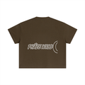 Phaze Wrld Lunar Script Boxy Tee – Brown