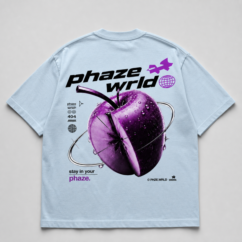 Purple Apple Graphic T-Shirt