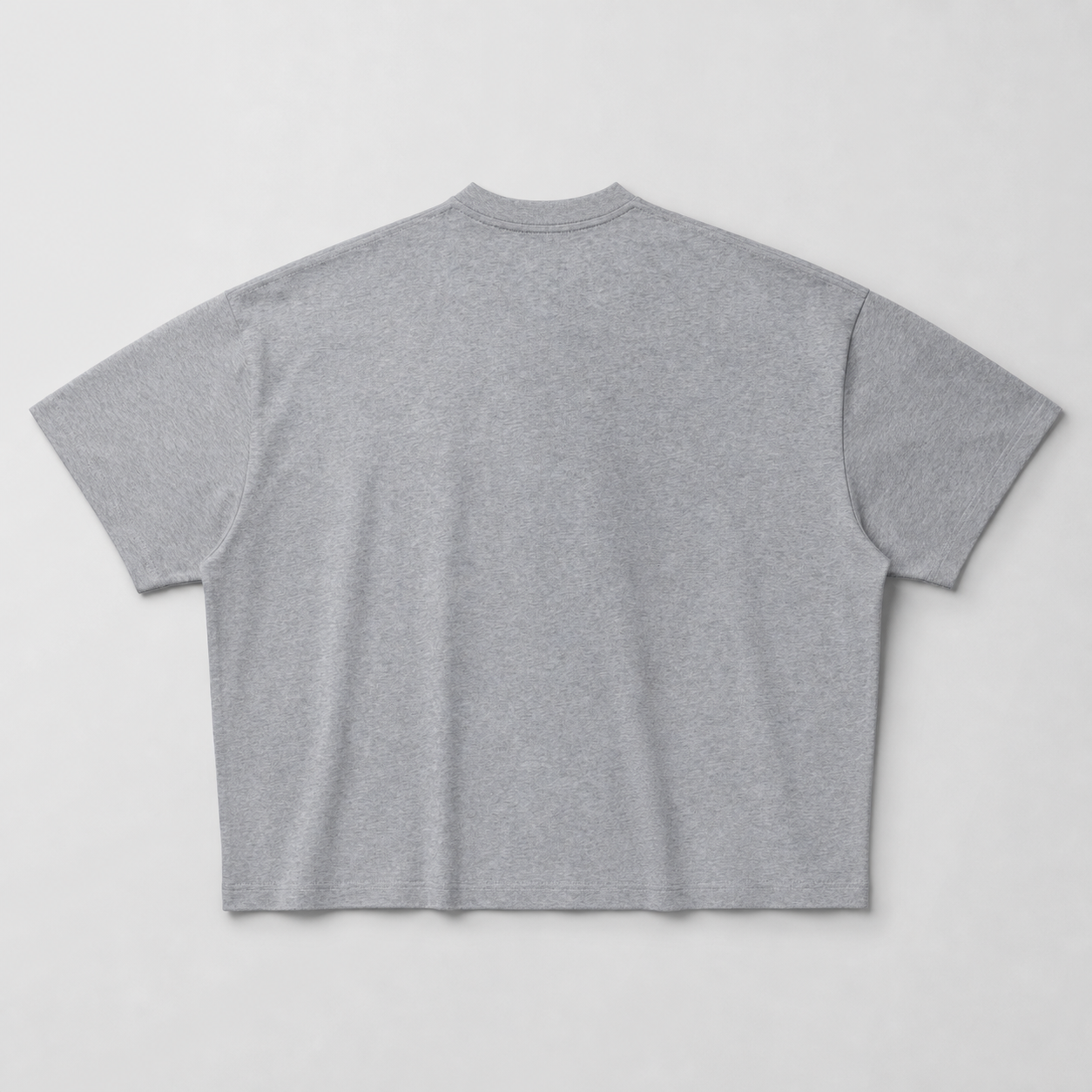 Scripted Gray Batwing Sleeve T-shirt