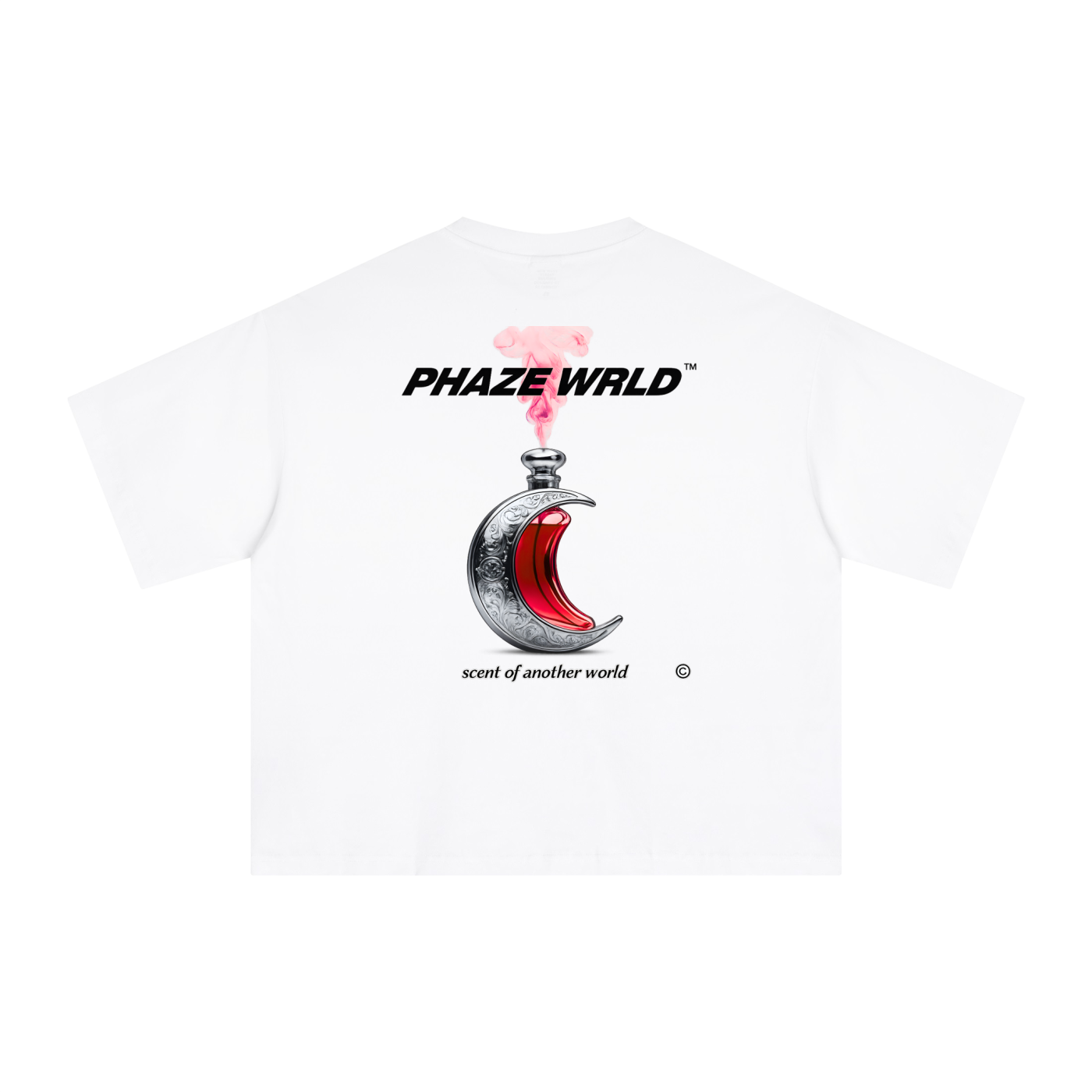 Phaze Wrld Red Scent of Another World Boxy Tee