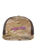 Phaze Wrld Multicam Arid/ Brown Trucker Cap