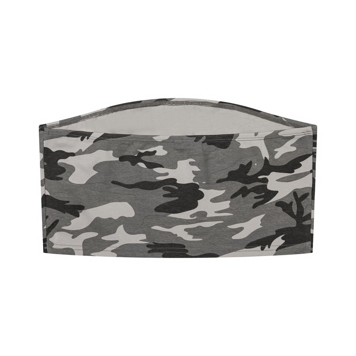 Warpaint Gray Camo Cropped Tube Top