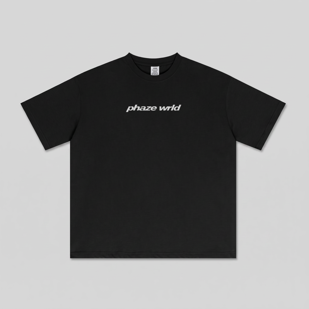 Movement Tee White Curved Script