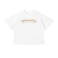 Phaze Wrld Mineral Wash Crop T-Shirt - White