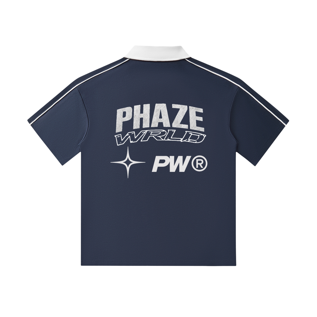 Phaze Wrld Pit Lane Polo - Navy