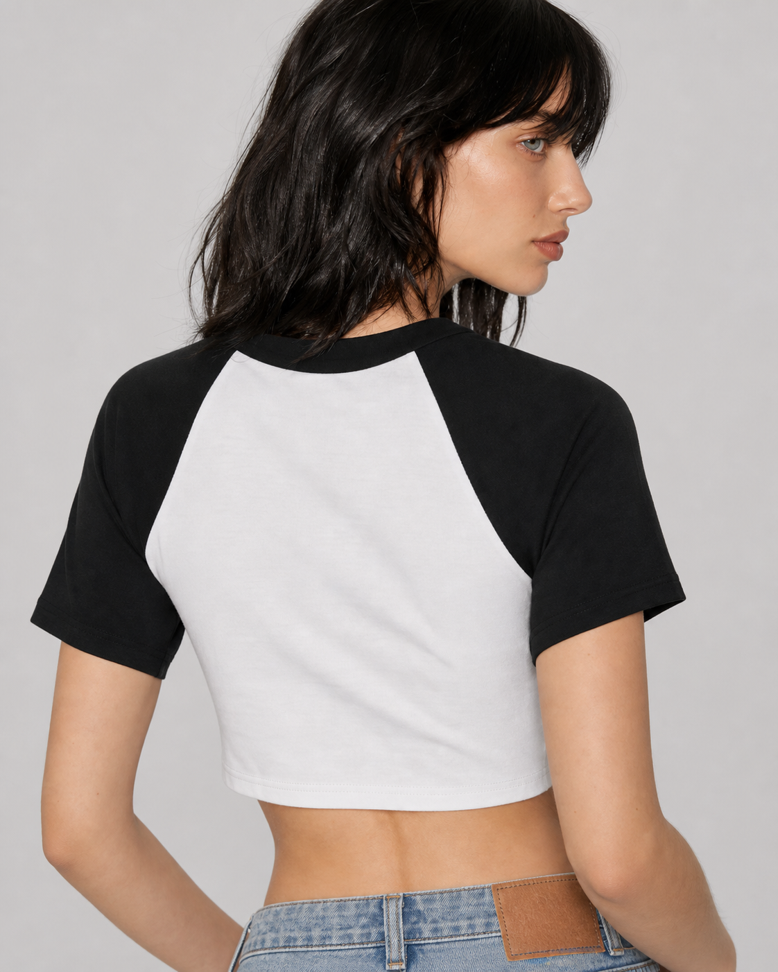 Built Different White Crop T-Shirt