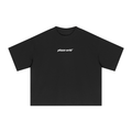Phaze Wrld Chrome Purple Rose Boxy Graphic Tee