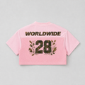 Cropped Camo Pink Jersey