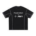 Streetwear Contrast-Stitched Cotton T-Shirt