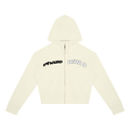 Women's Crop Full Zip Hoodie