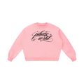 Scripted Pink Vintage Sweatshirt
