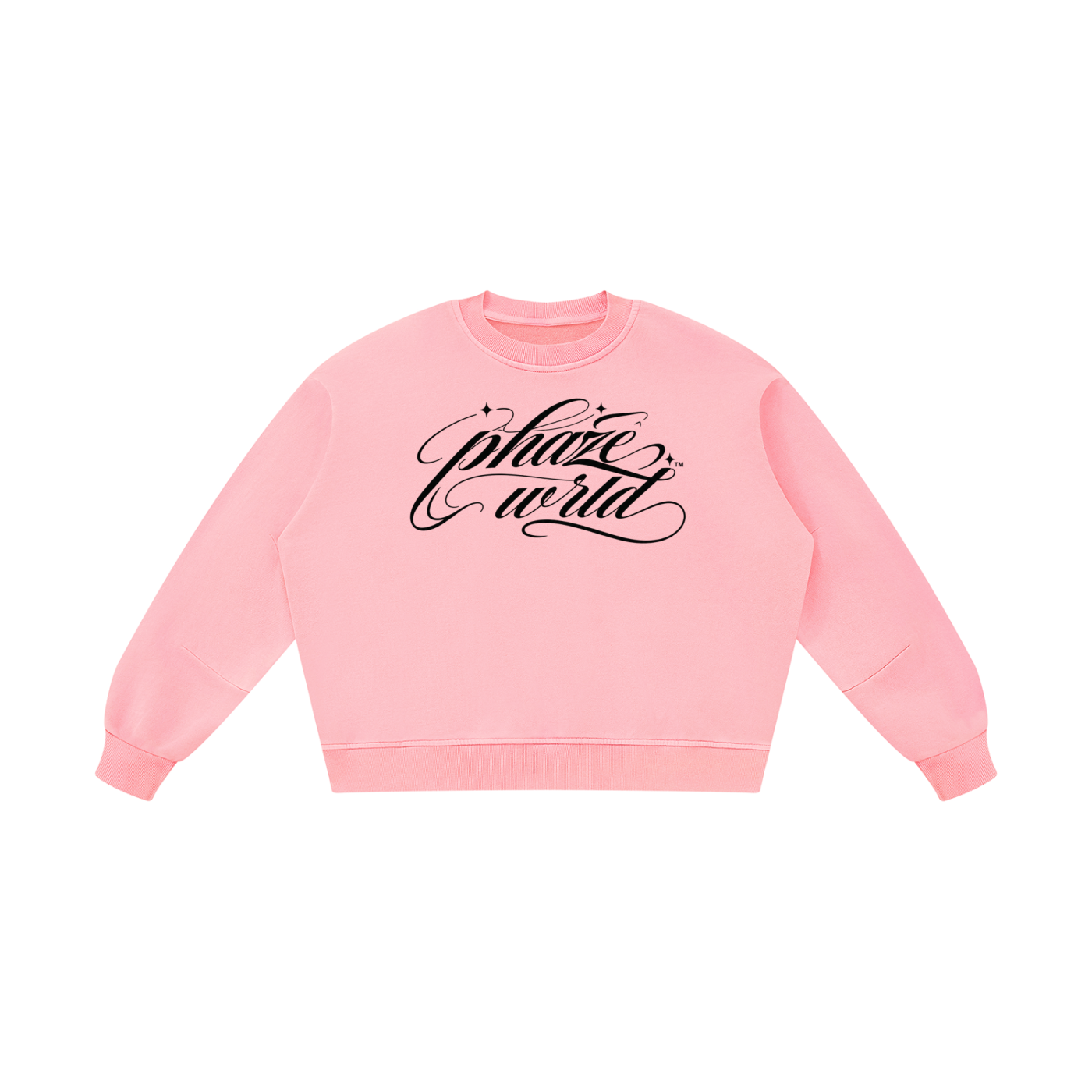 Scripted Pink Vintage Sweatshirt